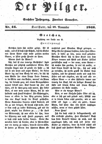 Der Pilger : 6,44(1846)