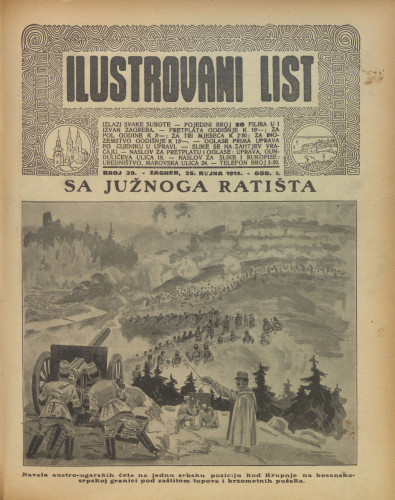 Ilustrovani list : 1,39(1914) / odgovorni urednik Dragutin Balog.