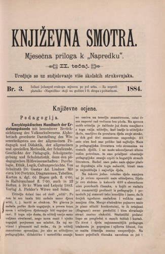 Književna smotra : mjesečna priloga k 