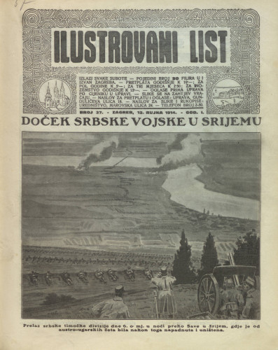 Ilustrovani list : 1,37(1914) / odgovorni urednik Dragutin Balog.