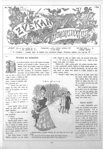 Zvekan : humoristički list : 10,18(1899) / odgovorni urednik Vojko Vezmar.