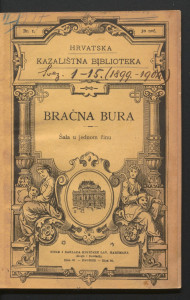 Bračna bura : šala u jednom činu / prevedeno s francuzkog.