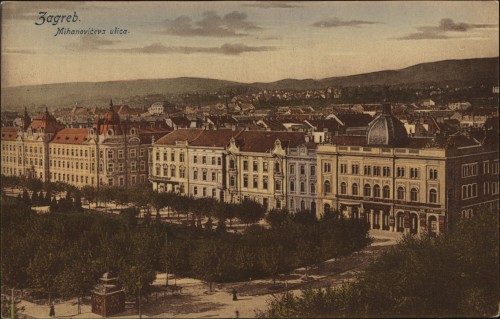 Zagreb : Mihanovićeva ulica.