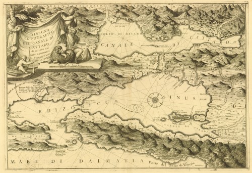 Disegno topografico del Canale di Cattaro   / descritto dal padre Coronelli.