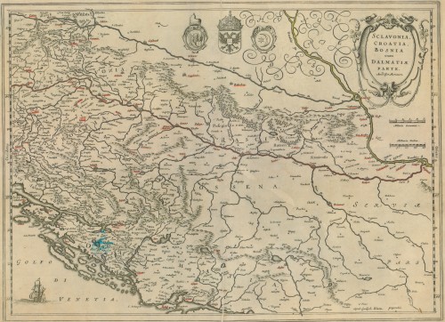 Sclavonia, Croatia, Bosnia cum Dalmatiae parte   / auct. Ger. [Gerardus] Mercatore.