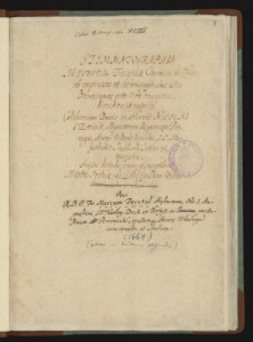 Stemmatographia Mavortiae familiae comitum de Zrin.