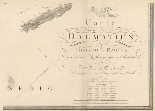 Carte von Dalmatien :
