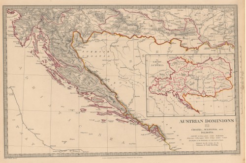 Austrian Dominions III Croatia, Sclavonia and Dalmatia   / J. and C. Walker sculpt. ; [Ludwig August von] Fallon ;[Jan] Lipszky.