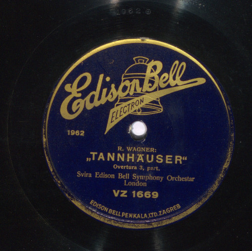 Tannhäuser : overtura 3. part ; The ride of the Valkyrie / R. [Richard] Wagner ; svira Edison Bell Symphony Orchester, London.