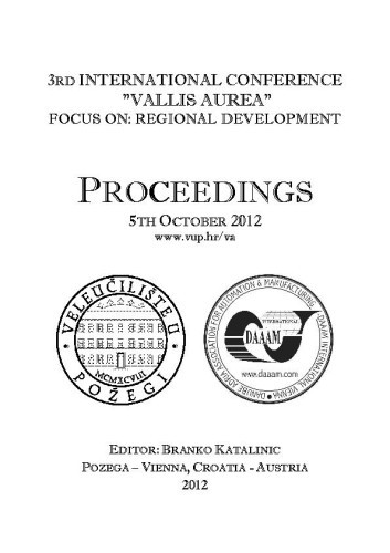 Proceedings : 3(2012) /  ... international conference "Vallis aurea" ; editor in chief Branko Katalinić