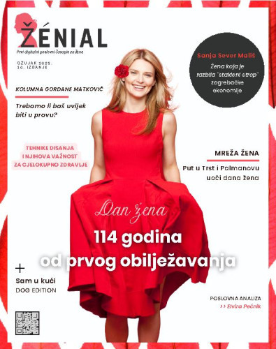 Žénial  : prvi poslovni časopis za žene : 10(2023) / glavna urednica Ivana Radić.