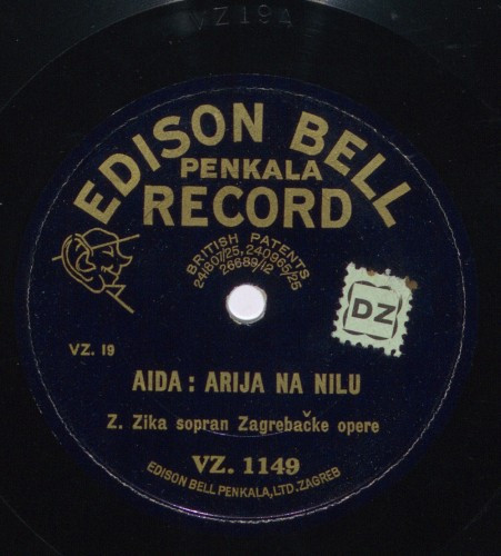 Aida   : Arija na Nilu  / [Giuseppe Verdi] ; [pjeva] Z. Zika, sopran Zagrebačke opere.