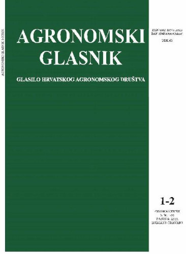 Agronomski glasnik  : glasilo Hrvatskog agronomskog društva : 82,1/2(2020) / glavni i odgovorni urednik, editor-in-chief Ivo Miljković.
