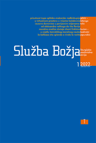 Služba Božja : liturgijsko-pastoralna revija : 62,1(2022) / glavni i odgovorni urednik Ivan Macut.
