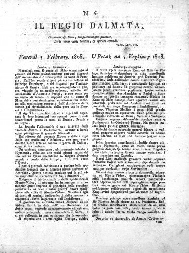 Il Regio Dalmata. : 6(1808)