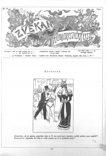 Zvekan : humoristički list : 5,16(1894) / odgovorni urednik August Šek.
