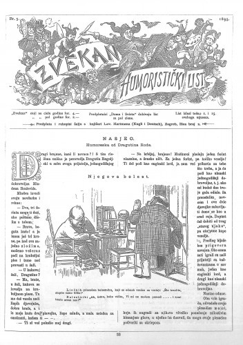 Zvekan : humoristički list : 6,5(1895) / odgovorni urednik August Šek.
