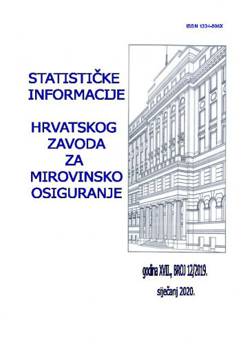 Statističke informacije Hrvatskog zavoda za mirovinsko osiguranje : 17,12(2019) / glavni urednik Goran Krstičević.
