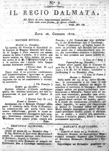 Il Regio Dalmata.  : 5,2(1810)