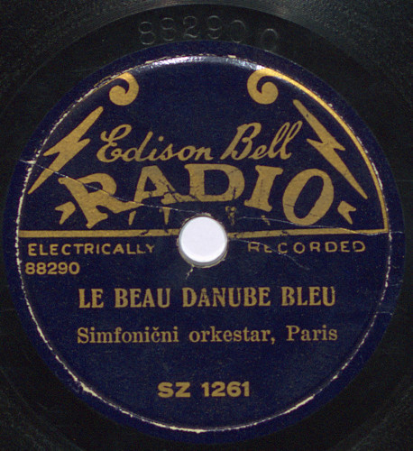 Le beau Danube bleu /  [Johann Strauss]. Estudiantina / [Emil Waldteufel] ; [izvodi] Simfonični orkestar, Paris.