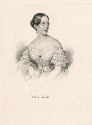 Clara Novello   / A. [August] Kneisel ; [prema crtežu Cäcilie Brandt].