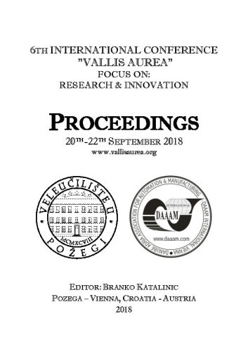 Proceedings : 6(2018) /  ... international conference "Vallis aurea" ; editor in chief Branko Katalinić