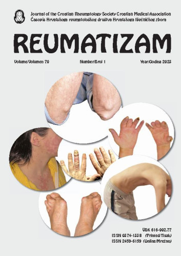 Reumatizam  : glasilo Hrvatskoga reumatološkog društva HLZ-a : 70, 1(2023) / glavni urednik Simeon Grazio.
