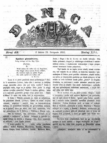 Danica : 16,42(1853)  / učrednik Ljudevit Gaj.