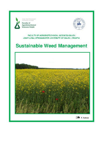 Sustainable weed management  / Edita Štefanić