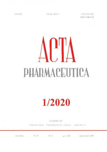 Acta pharmaceutica  : a quarterly journal of Croatian Pharmaceutical Society and Slovenian Pharmaceutical Society, dealing with all branches of pharmacy and allied sciences : 70,1(2020)  / editor-in-chief Svjetlana Luterotti.