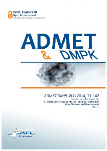 ADMET & DMPK : 2,2(2014)   / editor-in-chief Kin Tam.