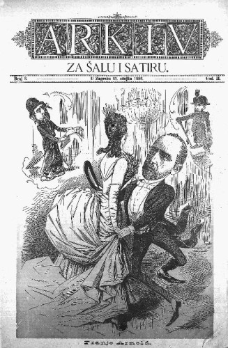 Arkiv za šalu i satiru : 2,3(1886) / [odgovorni urednik Julio Rorauer].
