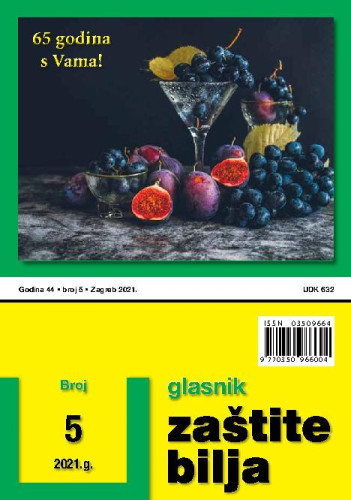 Glasnik zaštite bilja : 44,5(2021) / glavni urednik Katarina Lučić.