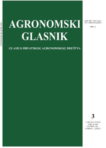 Agronomski glasnik  : glasilo Hrvatskog agronomskog društva : 83,3(2021) / glavni i odgovorni urednik, editor-in-chief Ivo Miljković.