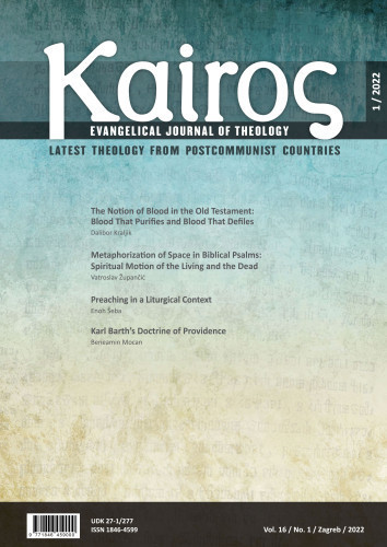Kairos  : evangelical journal of theology : 16,1(2022) / editor Ervin Budiselić.