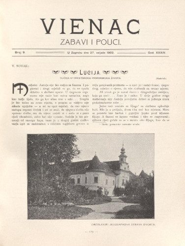 Vienac : zabavi i pouci. : 34,9(1902) / uredjuje Gjuro Arnold.