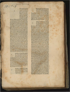 Speculum iudicii. [Acc.] Inventarium Berengarii Fredoli. Ed. Johannes Baptista de Lanciis. P. 4 (I).