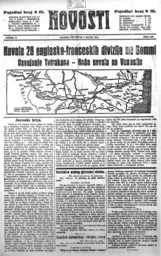 Novosti : 10,249(1916) / glavni i odgovorni urednik Mile Maravić.