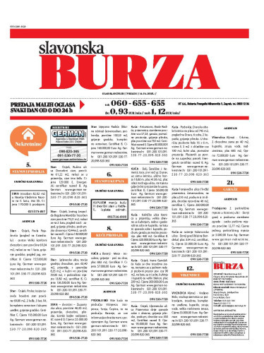 Slavonska burza : 11.1.2025. / glavni urednik Mario Mihaljević
