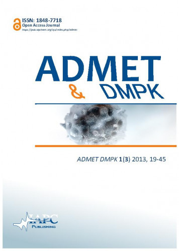 ADMET & DMPK : 1,3(2013) / editor-in-chief Kin Tam.