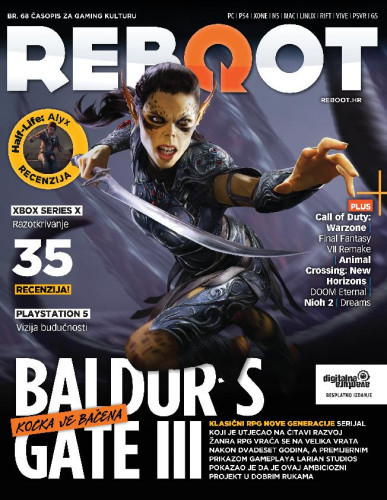 Reboot  : časopis za gaming kulturu : 68(2020) / glavni urednik Dario Zrno
