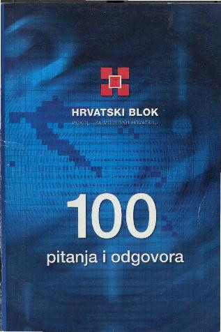100 pitanja i odgovora   / [uredio Benjamin Tolić].