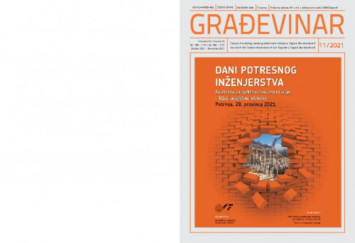 Građevinar : časopis Hrvatskog saveza građevinskih inženjera : 73,11(2021) / glavni i odgovorni urednik Stjepan Lakušić.