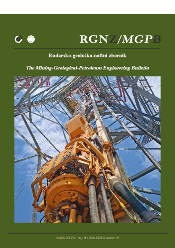 Rudarsko-geološko-naftni zbornik : glasilo Rudarsko-geološko-naftnog fakulteta Sveučilišta u Zagrebu i Udruge hrvatskih rudarskih inženjera = The Mining-Geological-Petroleum Engineering Bulletin : 37,74 (2025) / glavni i odgovorni urednik Tomislav Korman