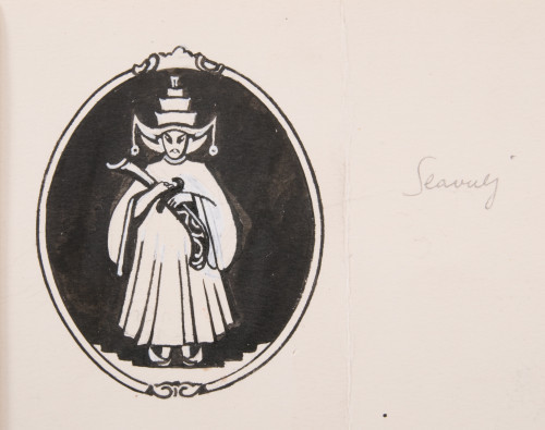 [Ilustracija za Andersenove odabrane priče i pripovijesti]   : Slavuj  / [Ljubo Babić].