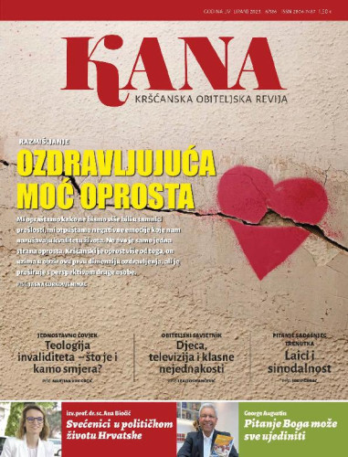 Kana  : kršćanska obiteljska revija : 54,6=586(2023) / glavna urednica Maja Petranović.