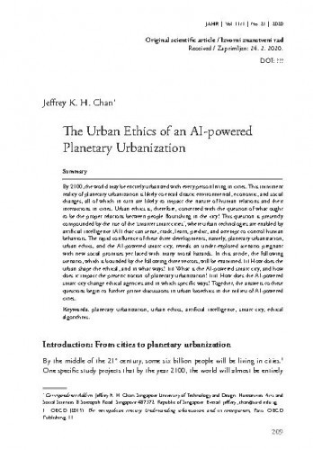 The urban ethics of an AI-powered planetary urbanization / Jeffrey K. H. Chan.