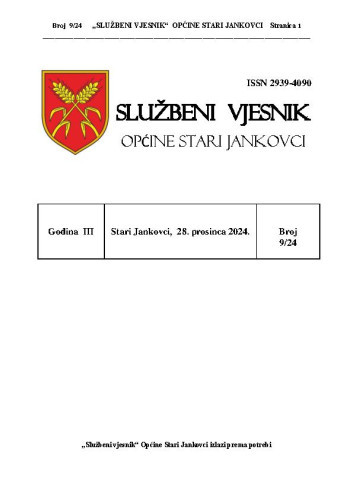 Službeni vjesnik Općine Stari Jankovci : 3,9(2024) 