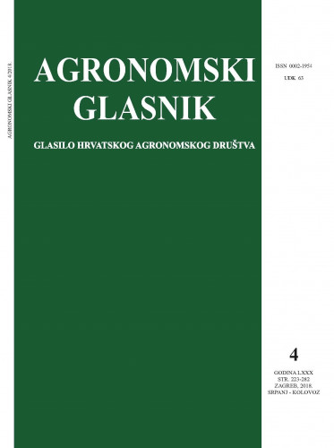 Agronomski glasnik : glasilo Hrvatskog agronomskog društva : 80,4(2018) / glavni i odgovorni urednik, editor-in-chief Ivo Miljković.
