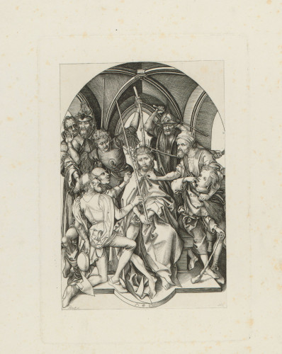 [Isus krunjen trnovom krunom]   / [Alois] Petrak ; [prema Martinu Schongaueru].